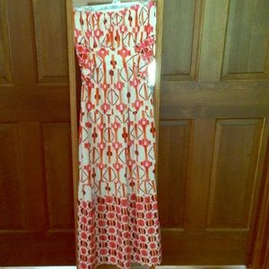Donna Morgan Size 4 strapless maxi dress