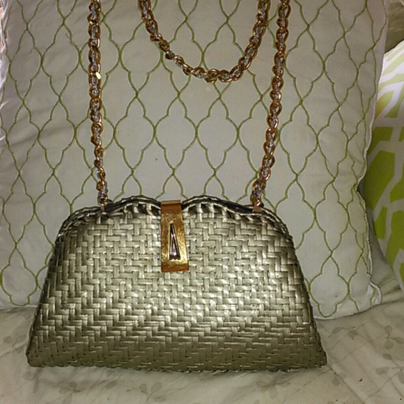 Vintage Made in Italy Basket Wicker Bag/Clutch