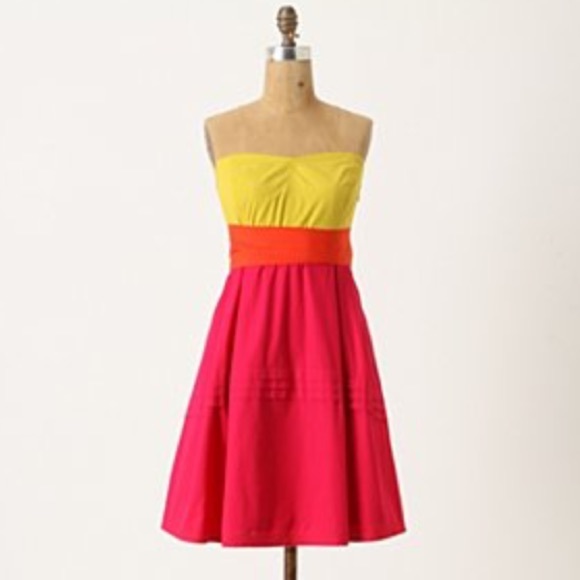 Strapless Anthropologie Dress!