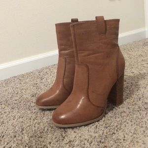 Brown booties