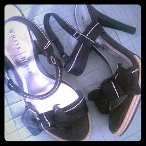 White House Black Market BLACK Heels