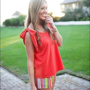 Judith March Shoulder Tie Tank