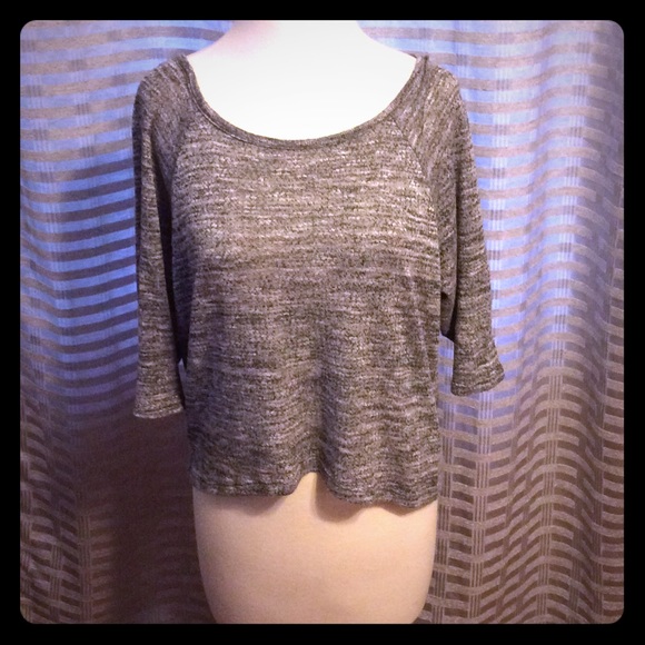 Forever 21 knit top: medium, black and white