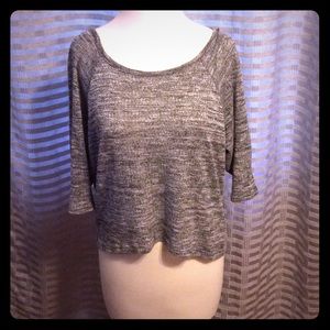 Forever 21 knit top: medium, black and white
