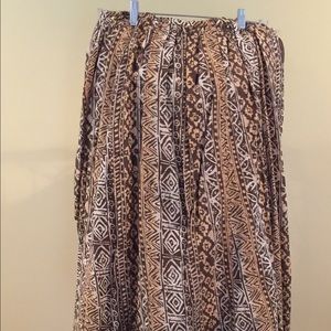 Brown skirt