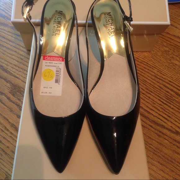 MICHAEL Michael Kors Shoes - Michael Kors Kelsey Black patent leather heels
