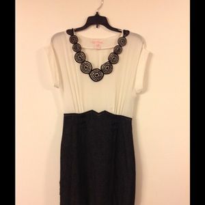 Charlotte Ronson white and black casual dress