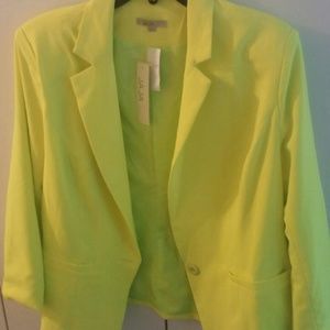 Lime green blazer