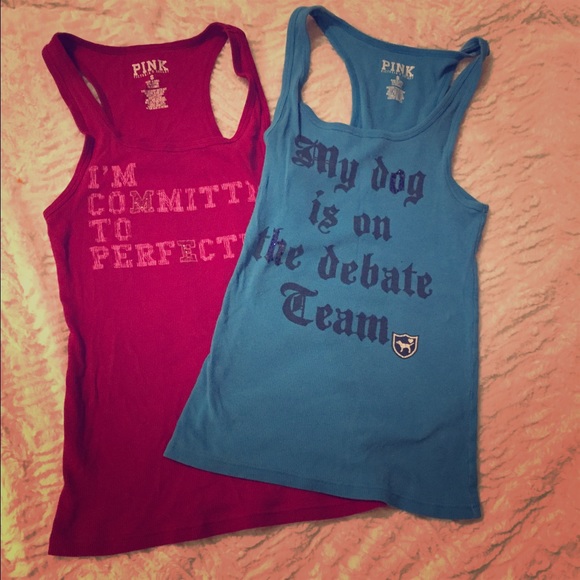 VS Pink tanks ...***SOLD***