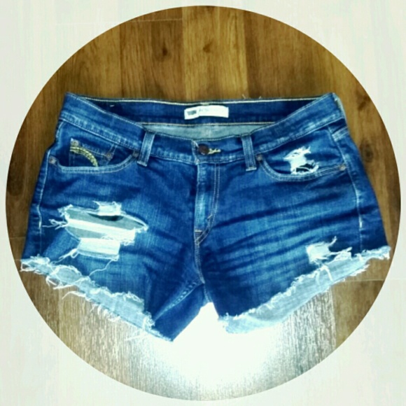 Levi's custom shorts