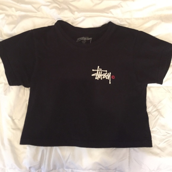 Stussy crop tee clearance