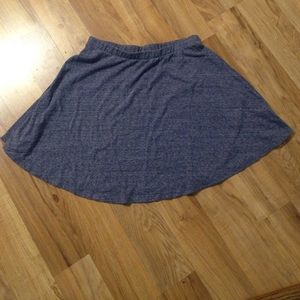 Blue skater skirt