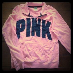 •Traded•Victoria's Secret Pink Half-Zip Jacket