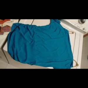 Blue medium top worn once