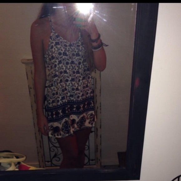 Boho Tribal Summer Shift Dress - Picture 4 of 4