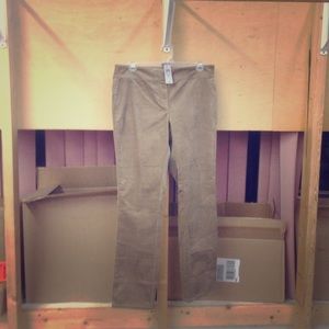 Brand new Ann Taylor Loft cotton/suede pants