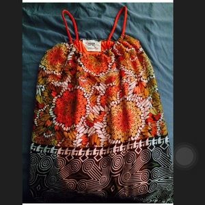 Dress boho ; double layered