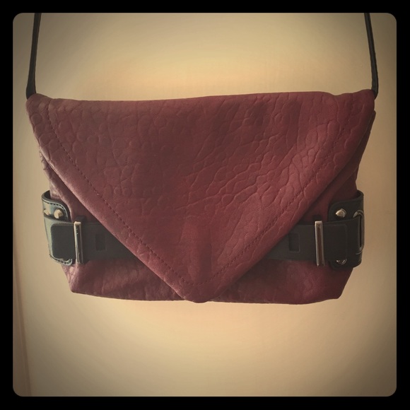 Marron clutch or crossbody