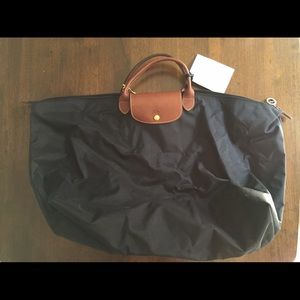Longchamp Nylon Black Le Pliage Bag