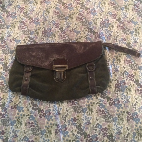 Claudine Firenze leather clutch