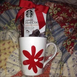 Brand new starbucks mug and hot chocolate ♡