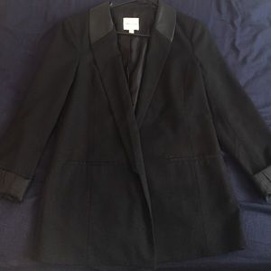 Silence + noise black blazer