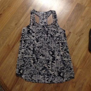 Cute chiffon racer back tank