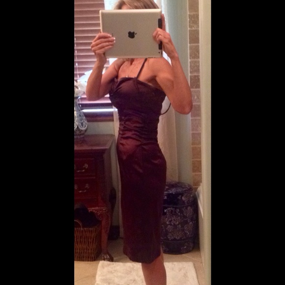 Beautiful stretchy satin Prom Dress Halloween! - Picture 3 of 3