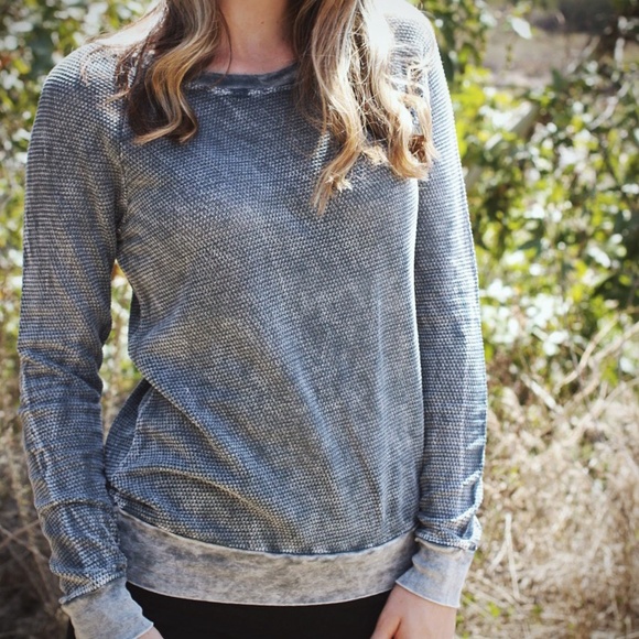 Mineral Washed Baby Mesh Top (XS-L available)