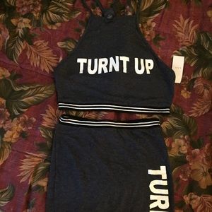 Bundle includes: 2pc set and F21 plunge midi dress