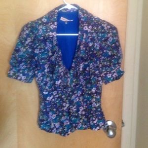 Floral blazer