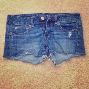 American eagle jean shorts