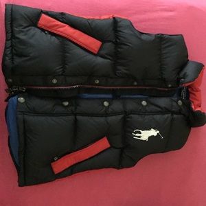 Blue and Red polo vest (Unisex)