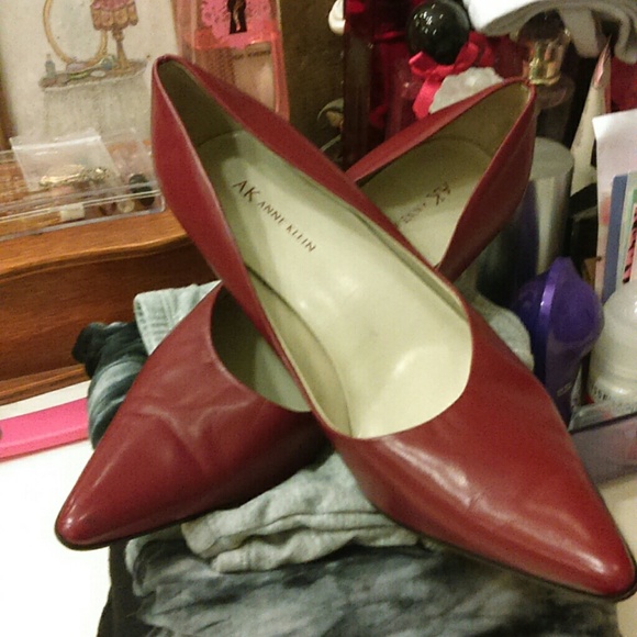 Red Anne Klein Heels