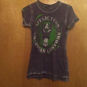 Purple American fighter affliction