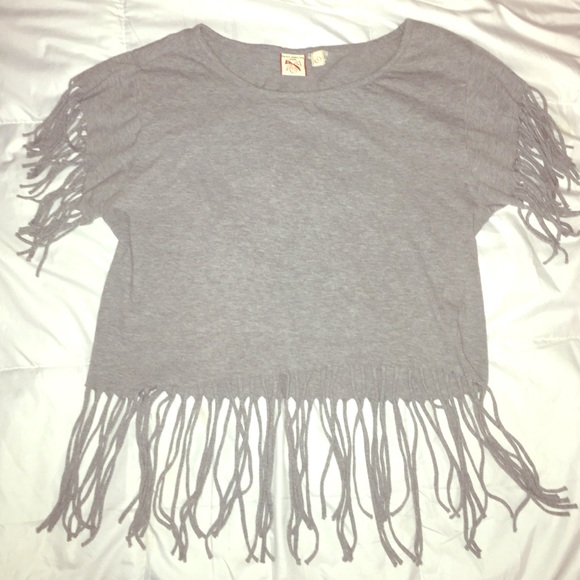 'French Connection' Fringe Top