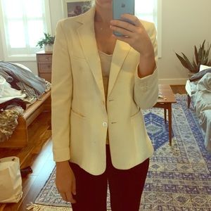 Cream blazer