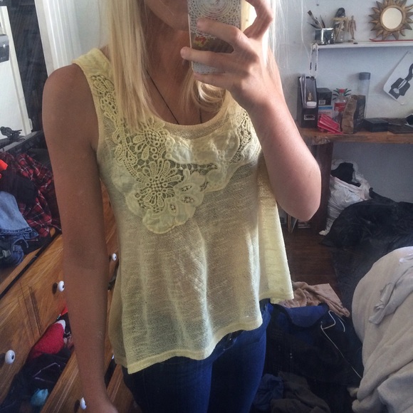 Yellow tank top