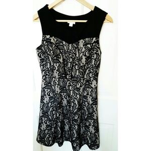 Classy lace design dress