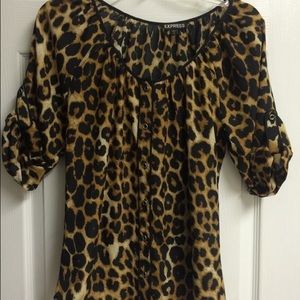 Cheetah print top