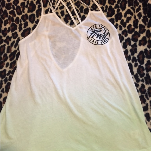 PINK Strappy Ombré Tank