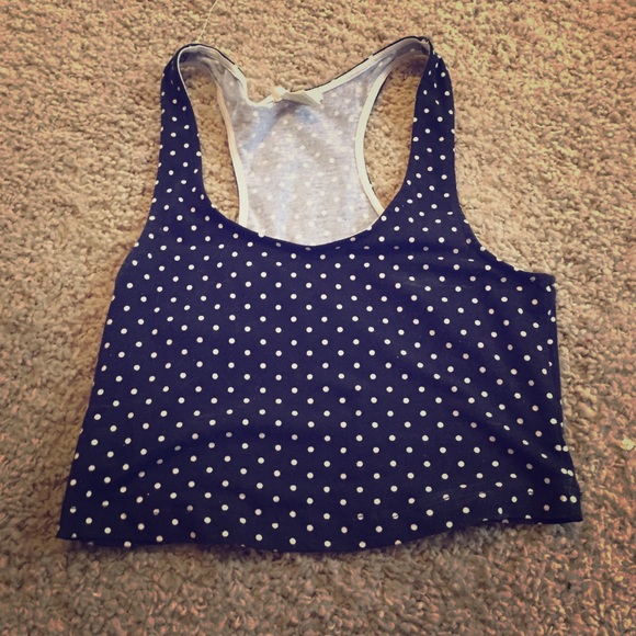 Polka dot crop tank - Picture 1 of 2