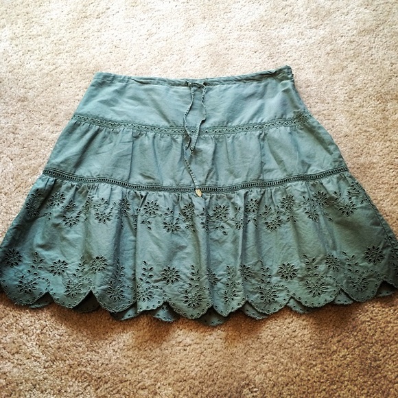 American Eagle Outfitters Dresses & Skirts - Green Boho Skirt