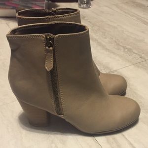 Nude booties
