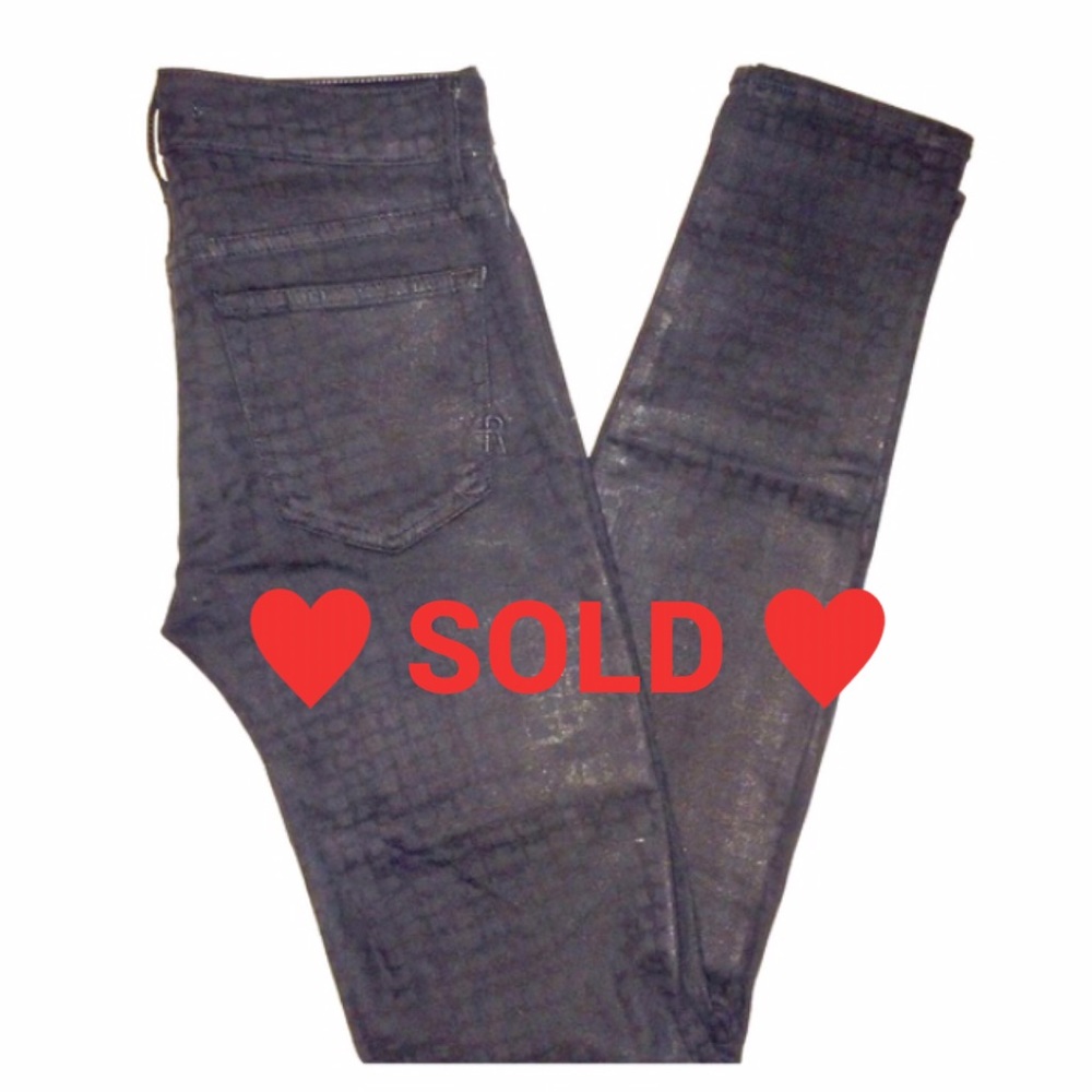 Alligator print Rich & Skinny Legacy Coated 26