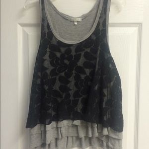 Ruffled tank!