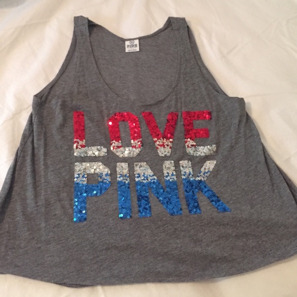 PINK Embellished Tank