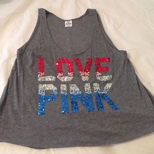 PINK Embellished Tank