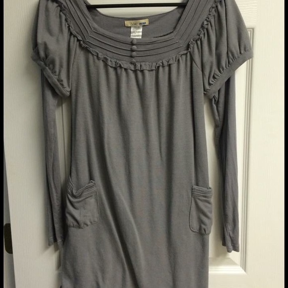 Long sleeve, pocket dress