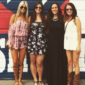 Surf gypsy tie dye romper